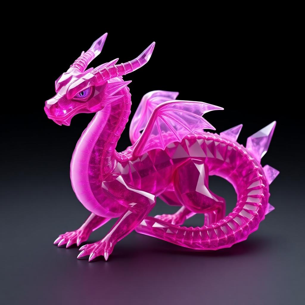 Crystal Dragon — AI generated 3D model (Fantasy)